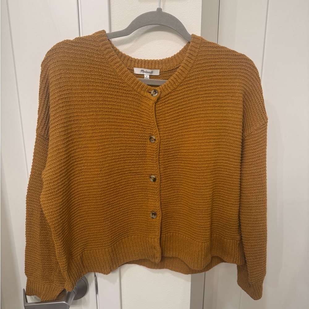 Madewell Women's Mustard Sweater Size Small